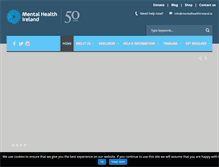 Tablet Screenshot of mentalhealthireland.ie